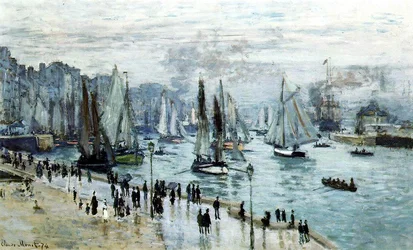 Barche da pesca che lasciano il porto, Le Havre